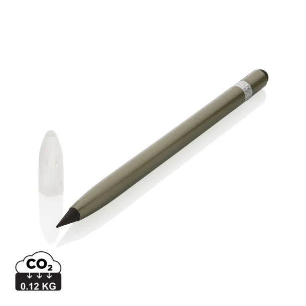  Aluminum inkless pen with eraser - XD Collection 45533C 