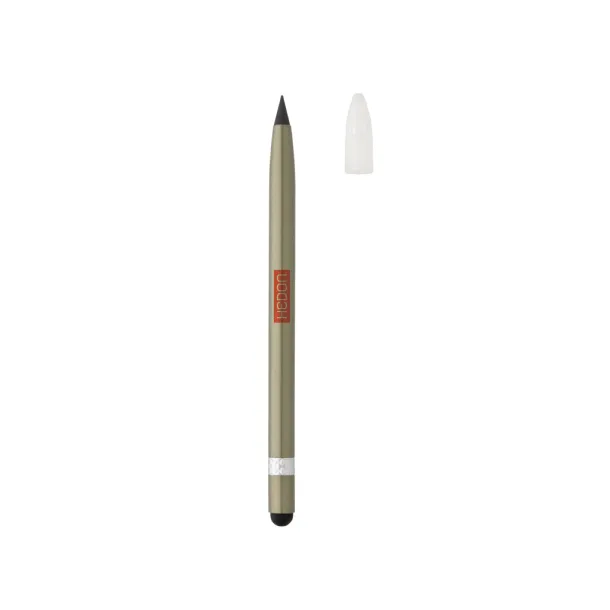  Aluminum inkless pen with eraser - XD Collection 45533C 