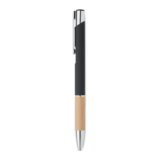 SPARTA Push button aluminium pen Black