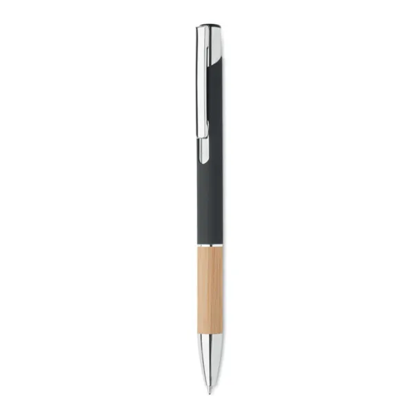 SPARTA Push button aluminium pen Black