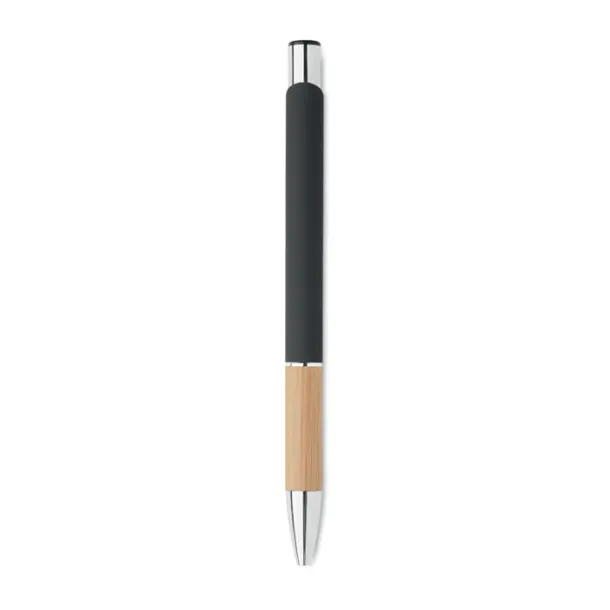 SPARTA Push button aluminium pen Black