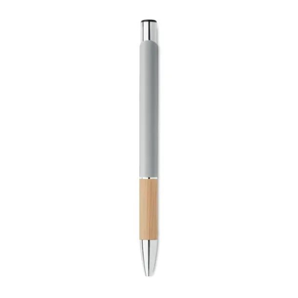 SPARTA Push button aluminium pen Matt Silver