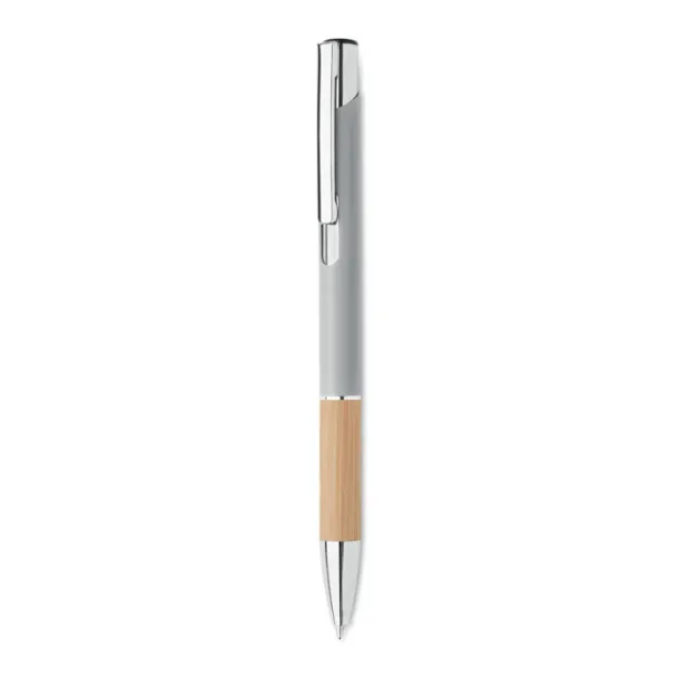 SPARTA Push button aluminium pen Matt Silver