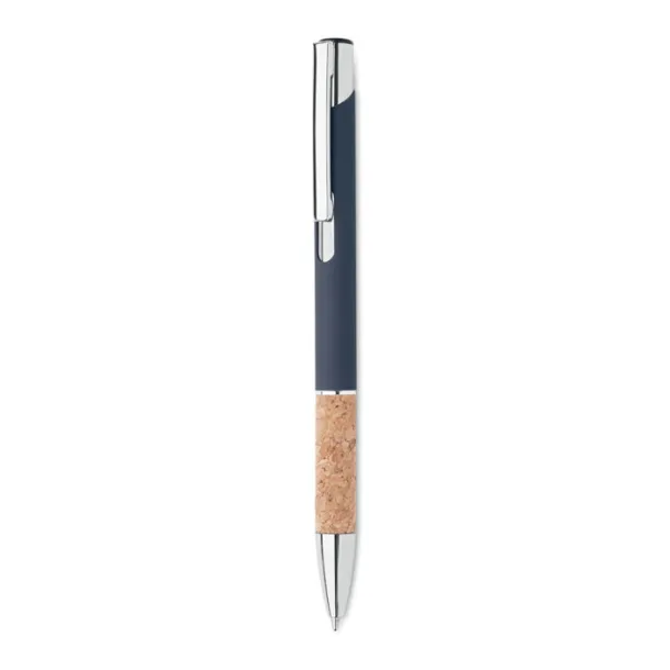 VERIA Push button aluminium pen Blue