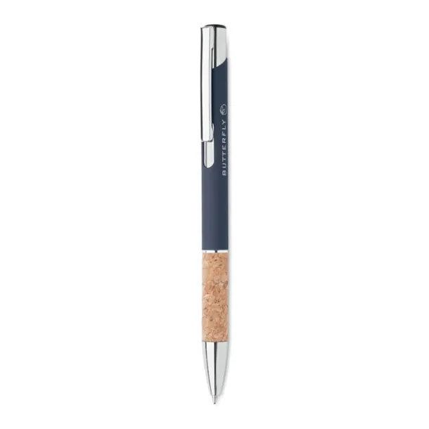 VERIA Push button aluminium pen Blue