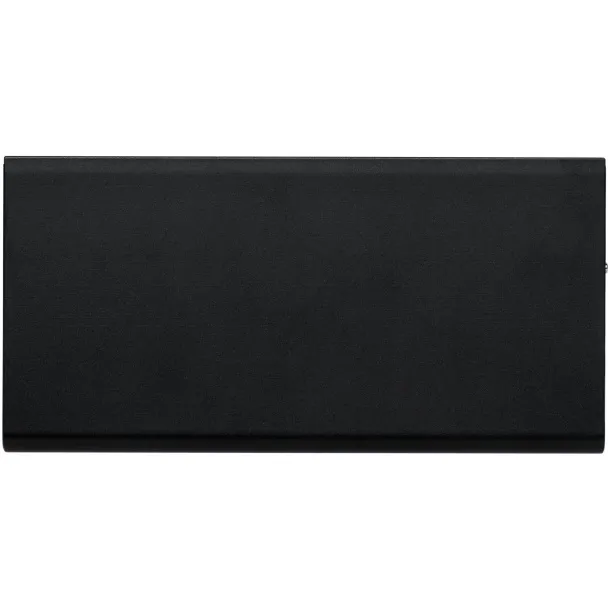 Plate aluminijska prijenosna baterija kapaciteta 8000 mAh Solid black