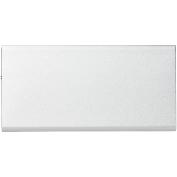 Plate aluminijska prijenosna baterija, 8 000 mAh Srebrna