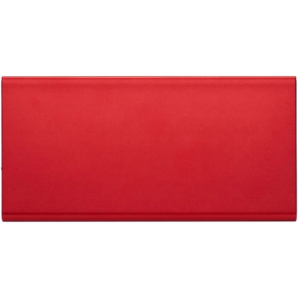 Plate 8000 mAh aluminium power bank Red