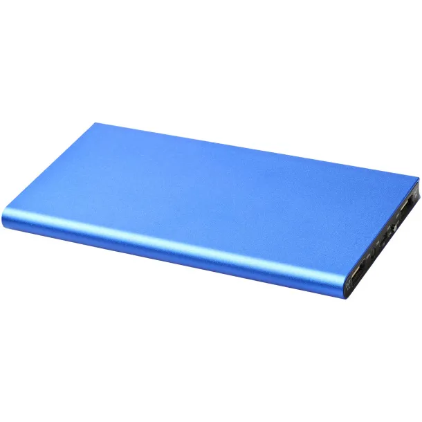 Plate 8000 mAh aluminium power bank Royal blue