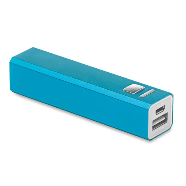 POWERALU Aluminium power bank Blue