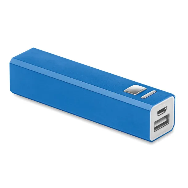 POWERALU Aluminium power bank Royal blue