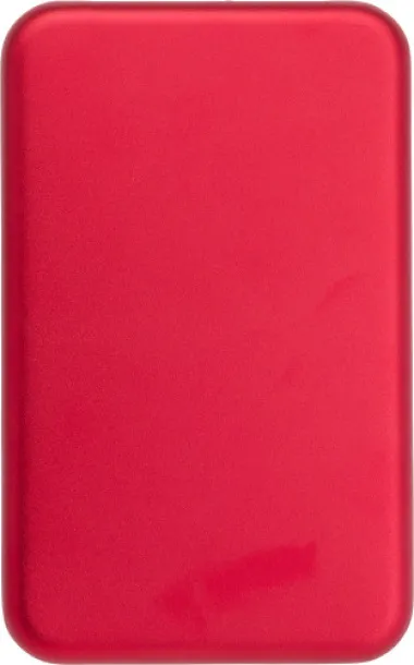  Aluminium solar power bank Drew red