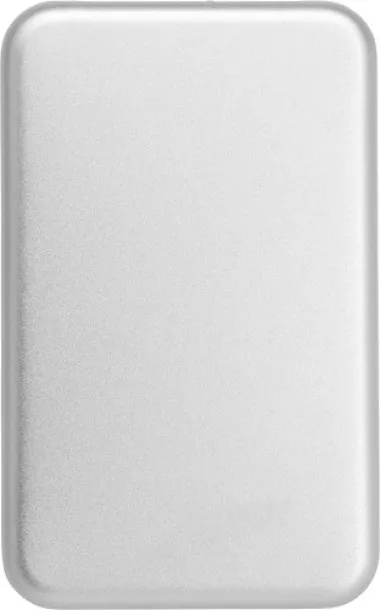  Aluminium solar power bank Drew silver