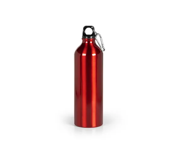 CAMPUS MAXI Aluminum sports bottle Red