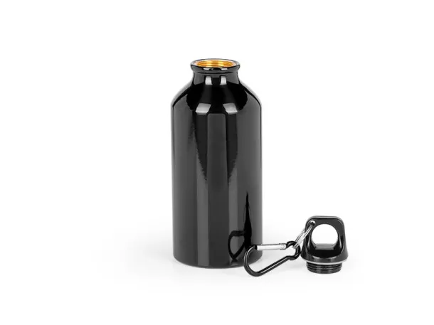 CAMPUS aluminijska sportska boca, 400 ml Crna