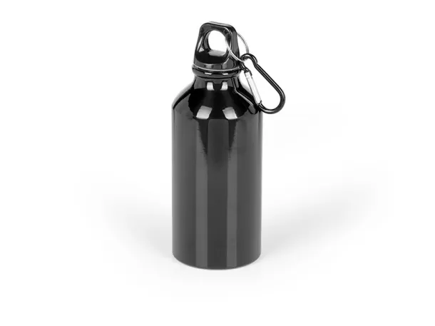 CAMPUS aluminijska sportska boca, 400 ml Crna