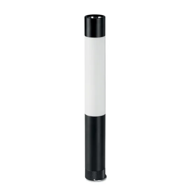 BLACK&LIGHT Aluminium torch/reading light Black