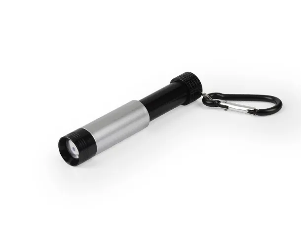 LED flashlight (1 LED) Black