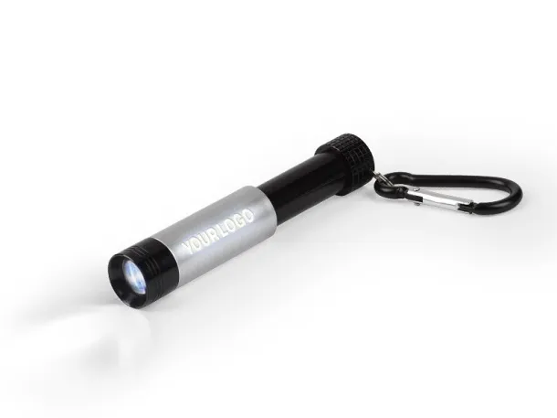 LED flashlight (1 LED) Black