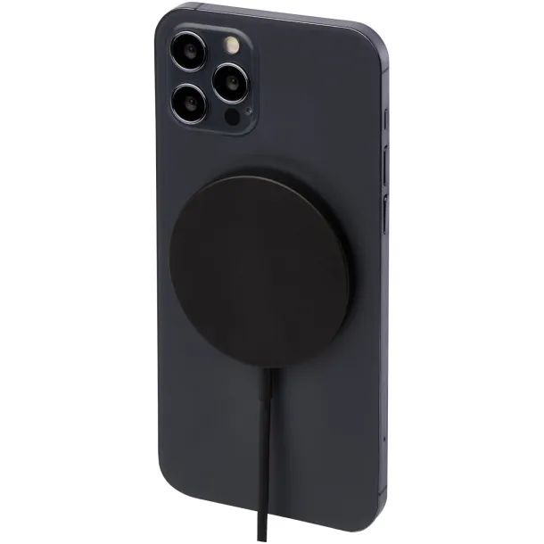 Magclick 15W aluminium wireless charger - Tekiō® Solid black