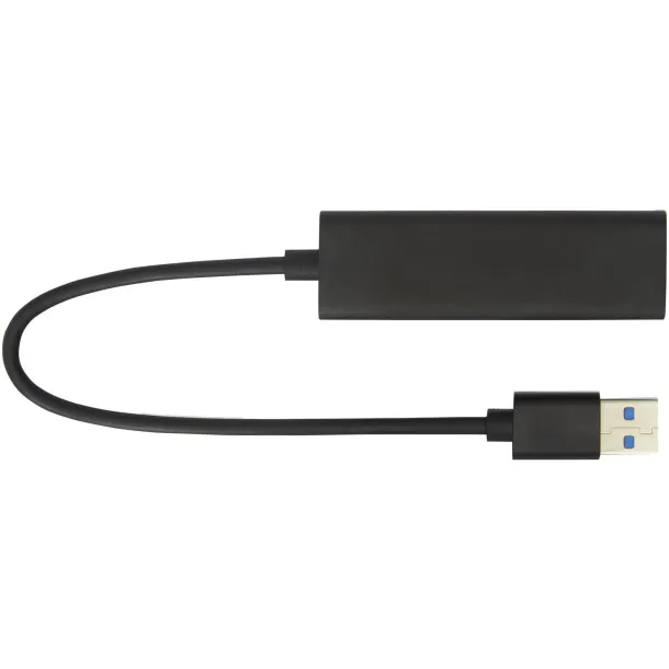 Adapt aluminum USB 3.0 hub - Tekiō® Solid black