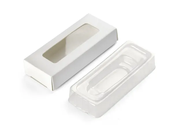  Box for USB flash drives with small tray White