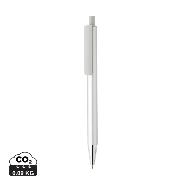  Amisk RCS certified recycled aluminum pen - XD Collection Silver Grey