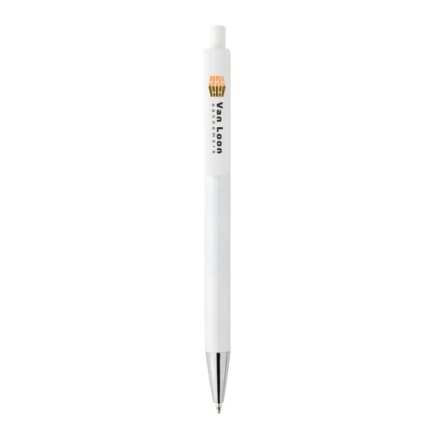  Amisk RCS certified recycled aluminum pen - XD Collection White 