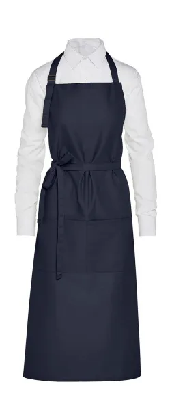  AMSTERDAM Recycled Bib Apron with Pocket - SG Accessories - BISTRO Navy