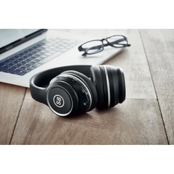 SINGAPUR ANC headphone and pouch Black