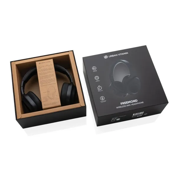 Urban Vitamin Freemond wireless ANC headphone - Urban Vitamin Black