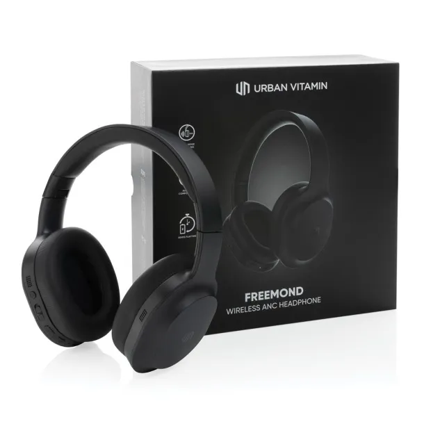 Urban Vitamin Freemond wireless ANC headphone - Urban Vitamin Black