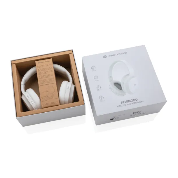 Urban Vitamin Freemond wireless ANC headphone - Urban Vitamin White 