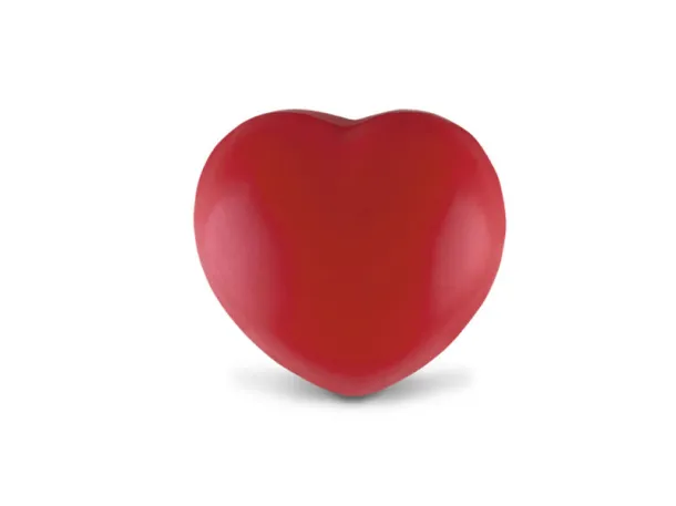 HEART antistress PU foam ball Red