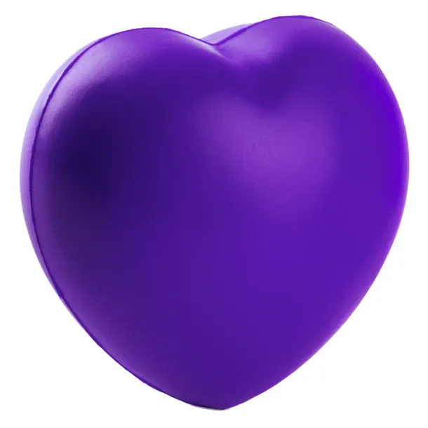 HEART antistress PU foam ball Purple