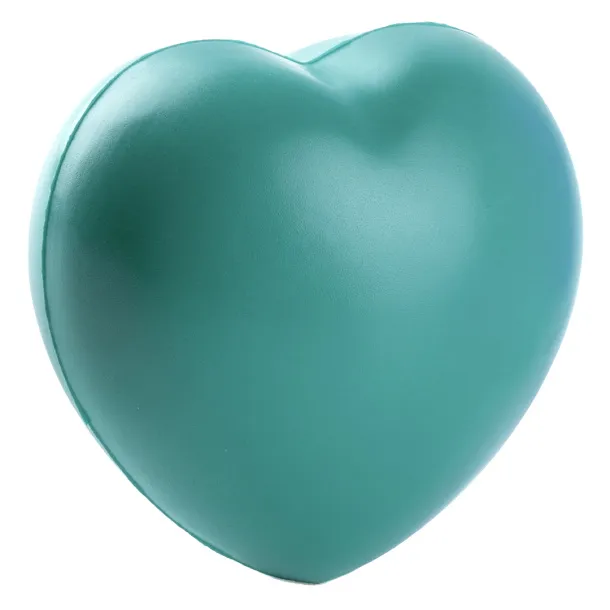 HEART antistress PU foam ball Petrol green