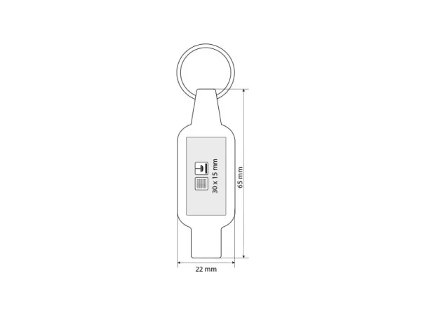 CLIPER keyholder with bottle opener Black