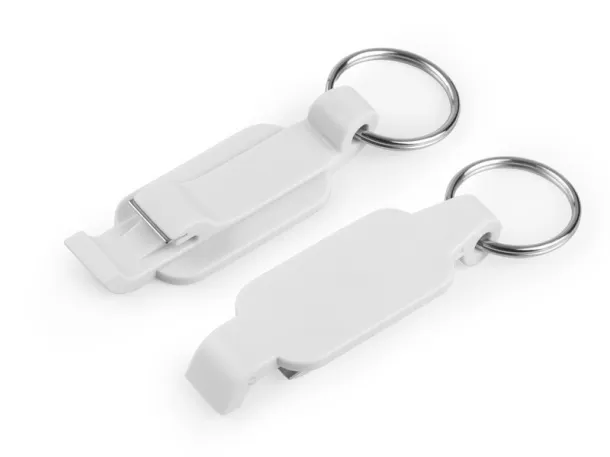 CLIPER keyholder with bottle opener White