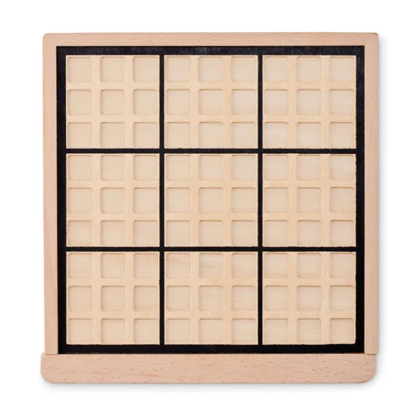 SUDOKU Wooden sudoku board game Wood