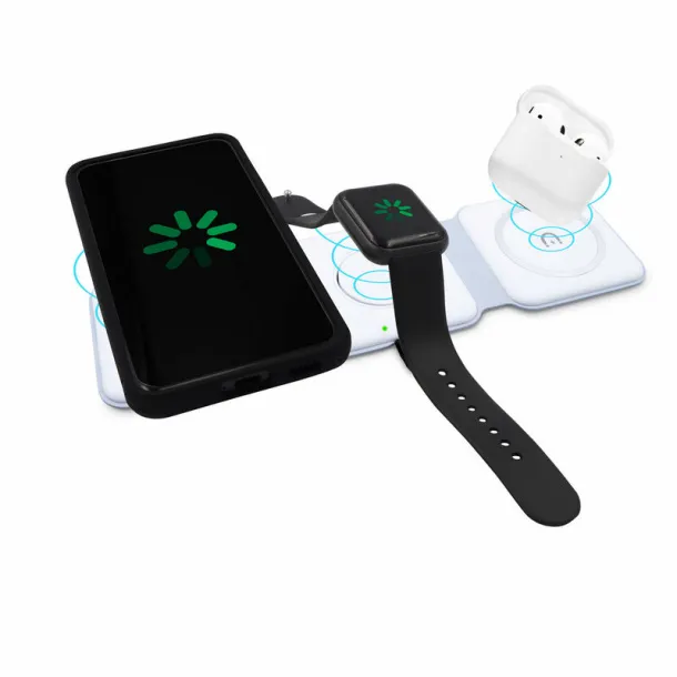 Bertie Foldable wireless charger 15W Bijela