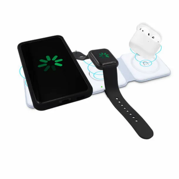 Bertie Foldable wireless charger 15W Bijela