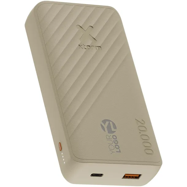 Xtorm XG220 Go2 15W prijenosna baterija s brzim punjenjem, 20.000 mAh - Xtorm Sandstone