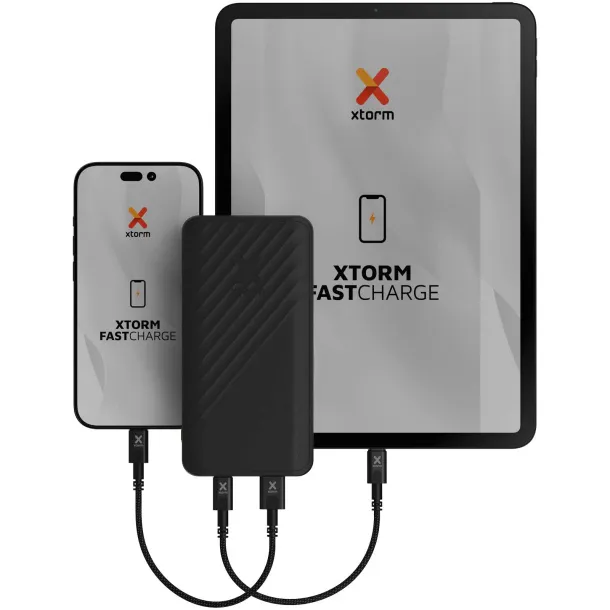 Xtorm XG220 Go2 15W prijenosna baterija s brzim punjenjem, 20.000 mAh - Xtorm Solid black