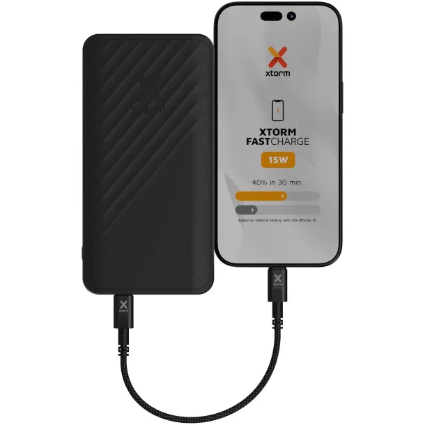 Xtorm XG220 Go2 15W prijenosna baterija s brzim punjenjem, 20.000 mAh - Xtorm Crna