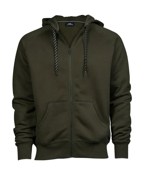  Hoodie s patentnim zatavaračem - Tee Jays Dark Olive