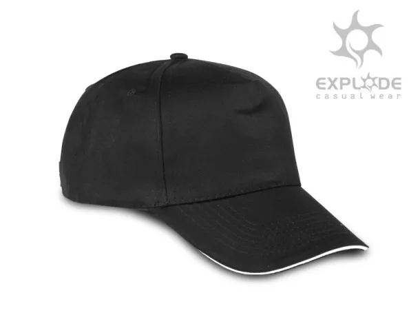 BASEBALL cap with sandwich - EXPLODE Black