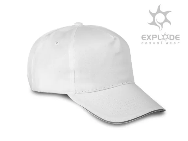 BASEBALL cap with sandwich - EXPLODE White