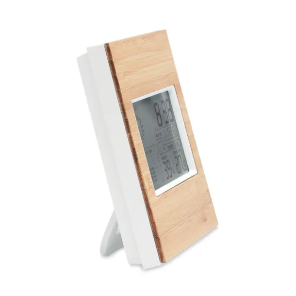 TURKU Weather station bamboo front Wood