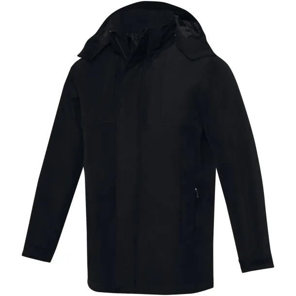 Hardy men's insulated parka - Elevate Life Solid black