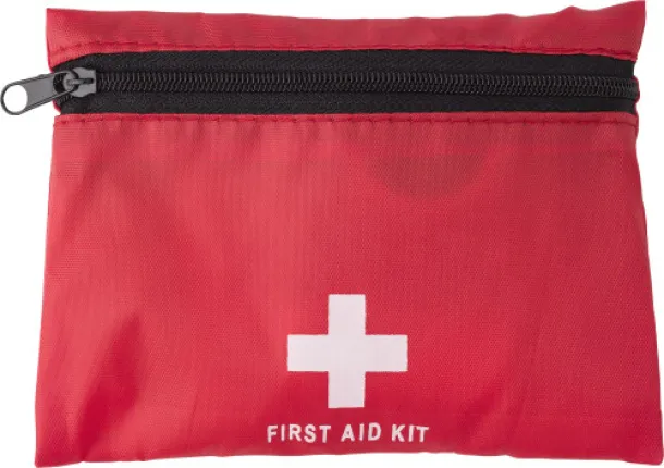  Nylon (210D) first aid kit Rosalina red